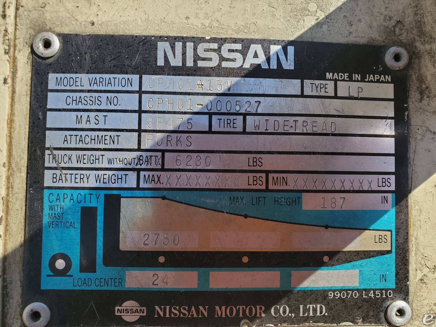 Nissan CPH01A15V