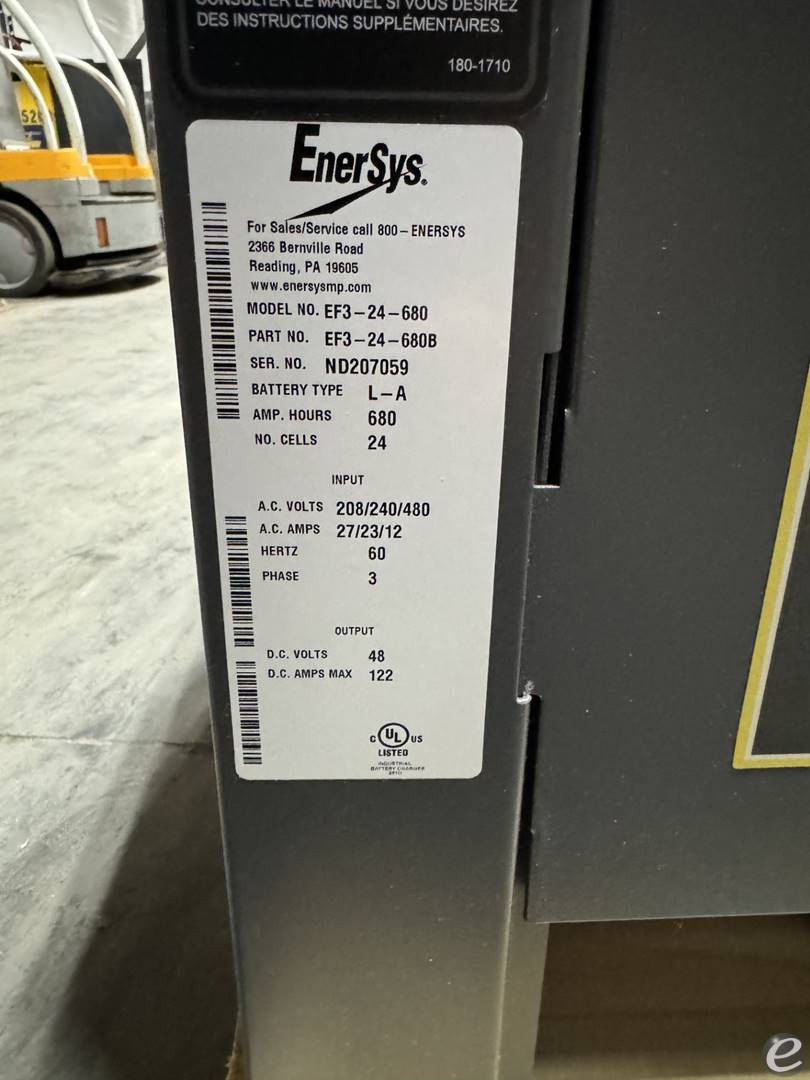 2015 Enersys EF3-24-680B