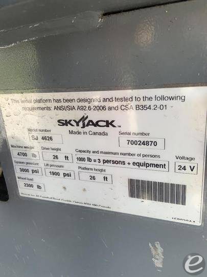 2004 Skyjack SJIII 4626