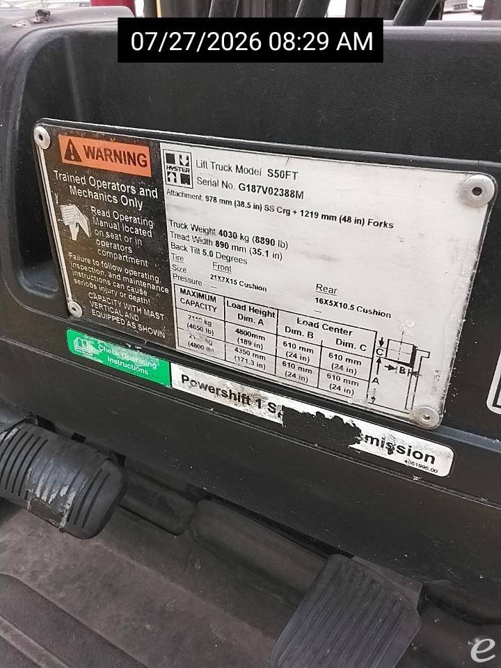 2014 Hyster S50FT