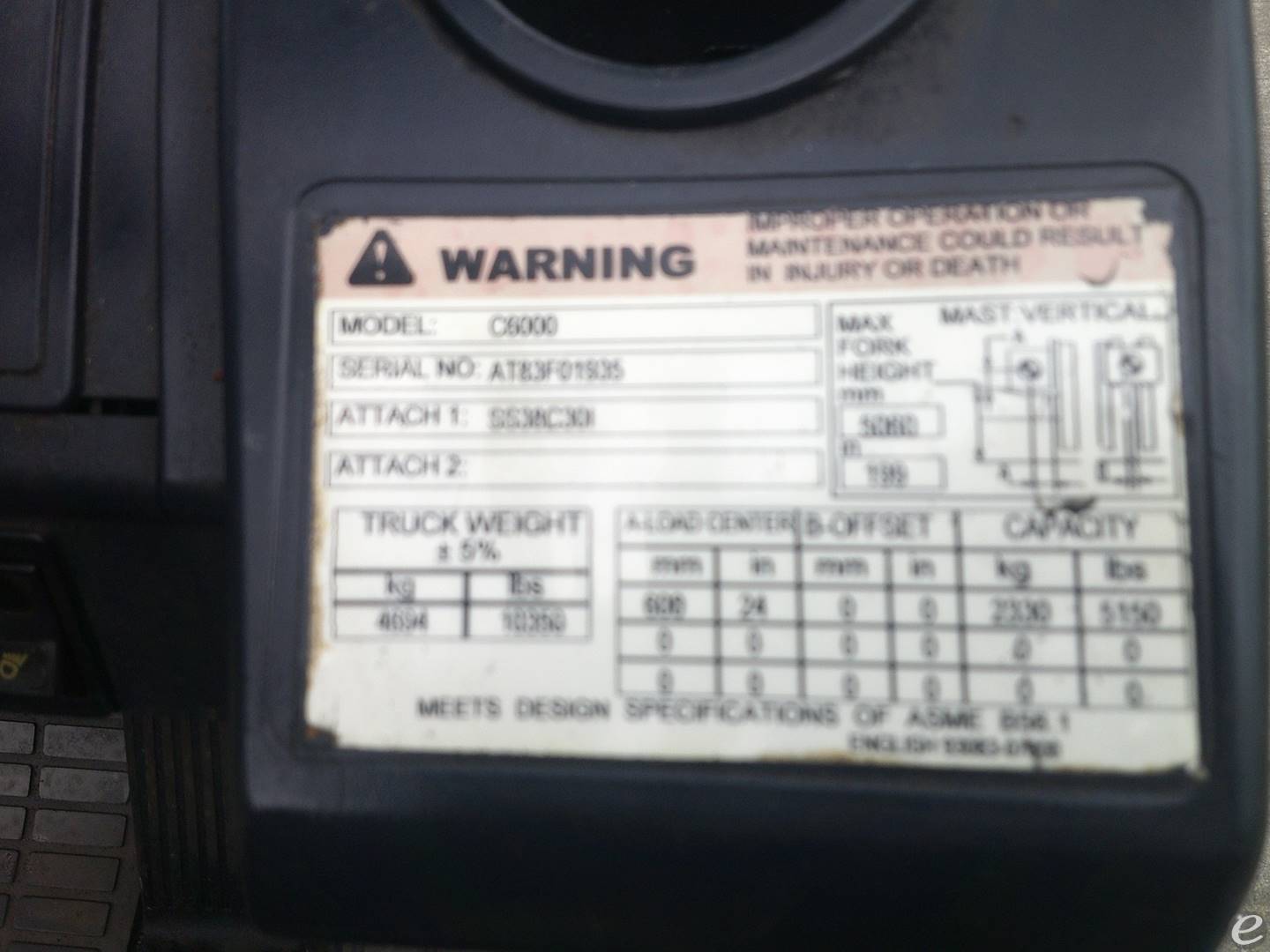 2006 Cat C6000