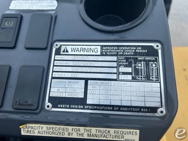 2014 Cat                                       DP150NT Diesel Forklift - 123Forklift