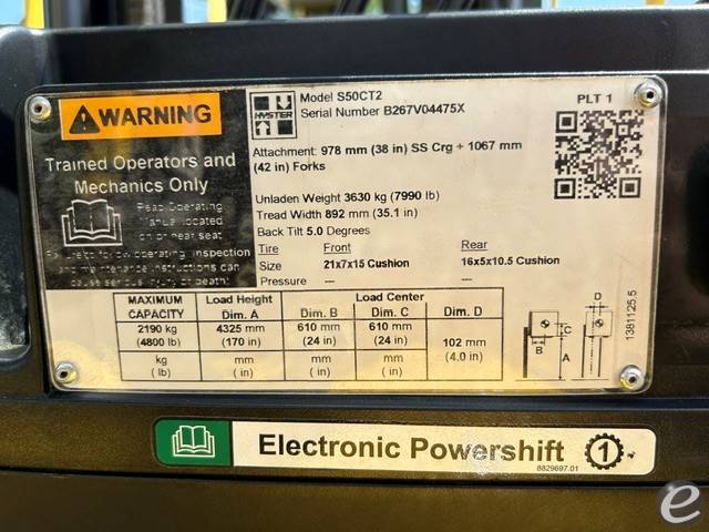 2023 Hyster S50CT2