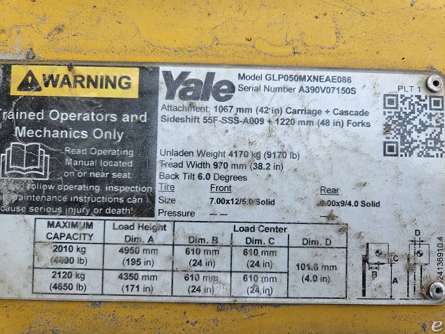 2018 Yale GP050MX