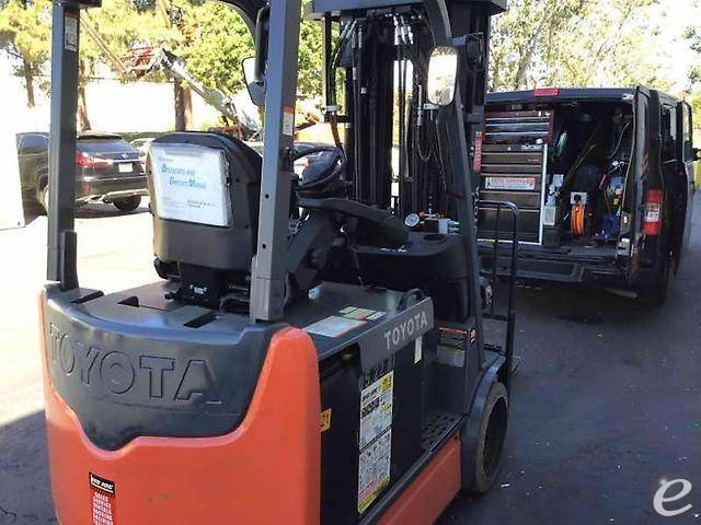 2017 Toyota 8FBCU25 Electric Forklift - 123Forklift