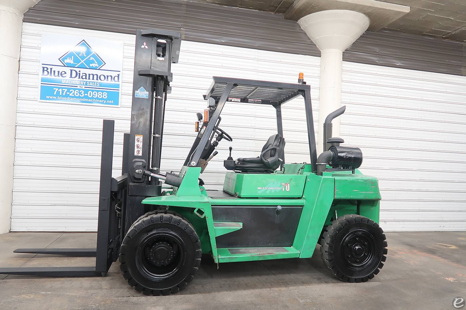 2012 Mitsubishi FD70E Diesel Forklift - 123Forklift