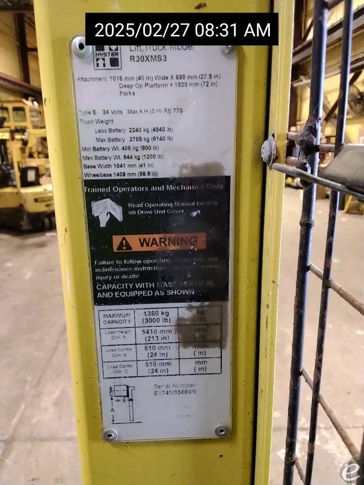 2015 Hyster R30XMS3