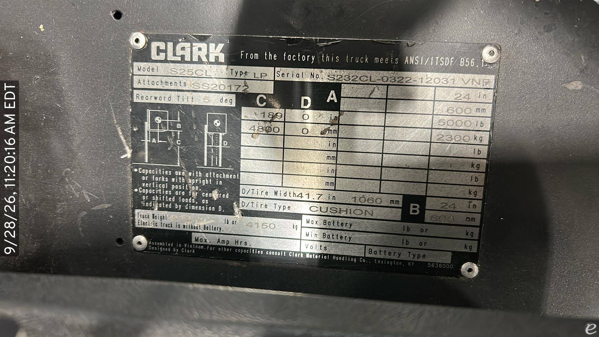 2022 Clark S25C