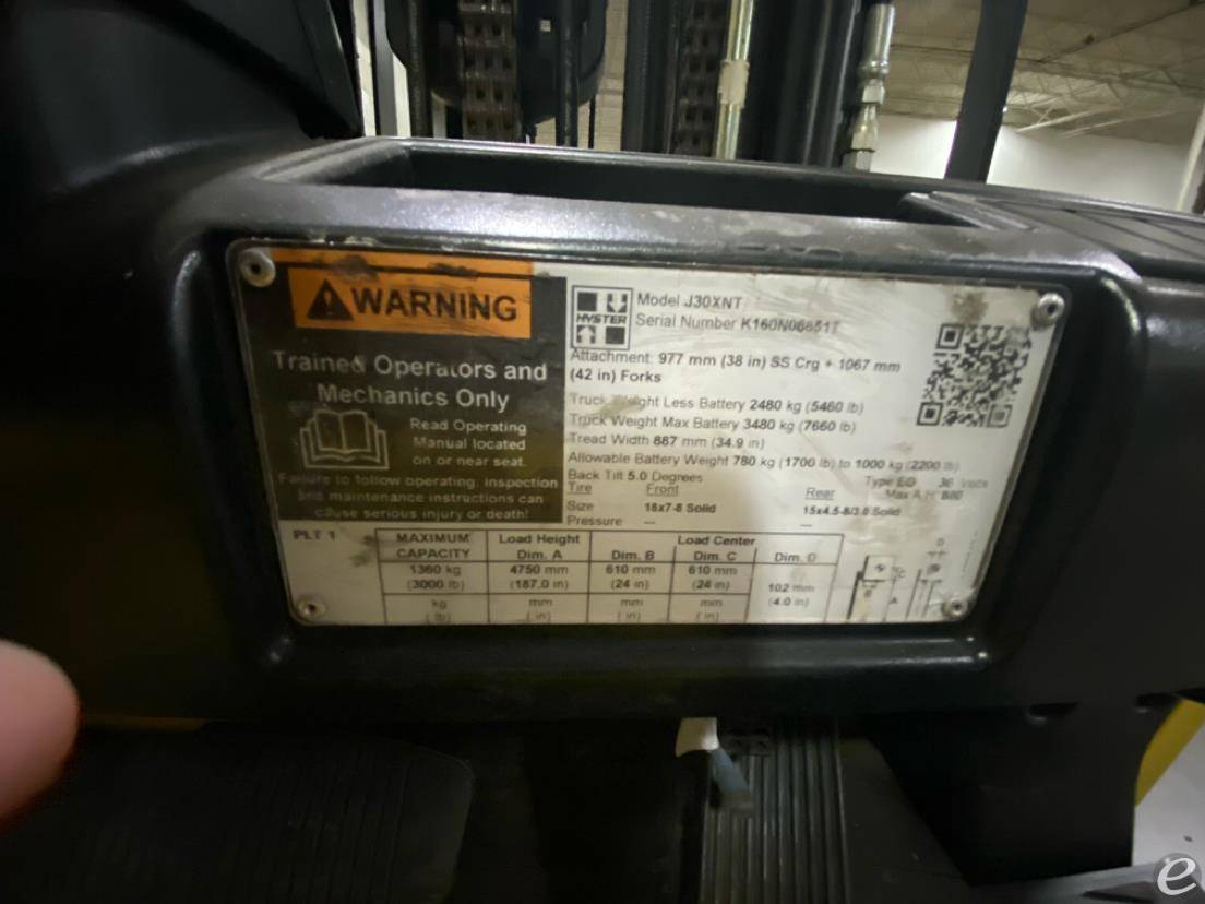 2019 Hyster J30XNT