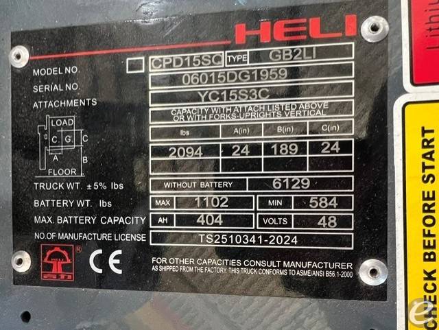 2022 Heli CPD15SQ-GB2LI