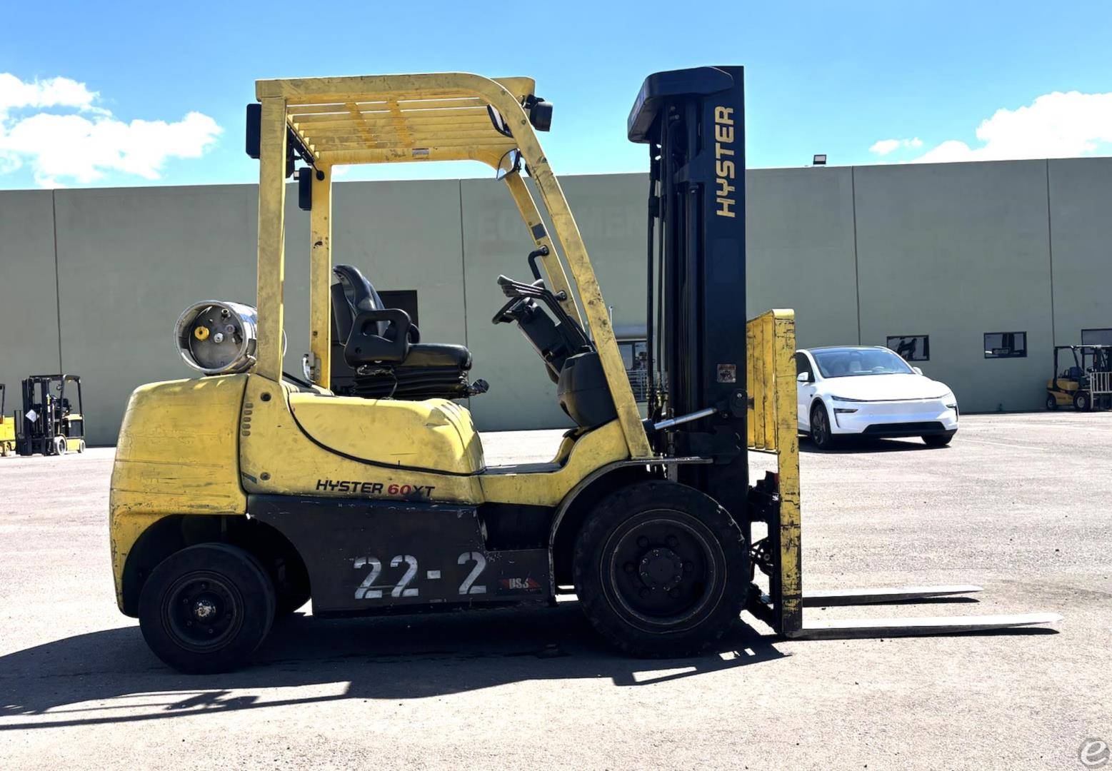 2021 LP Gas Hyster Pneumatic Tire 4 Wheel Sit Down | Eliftruck