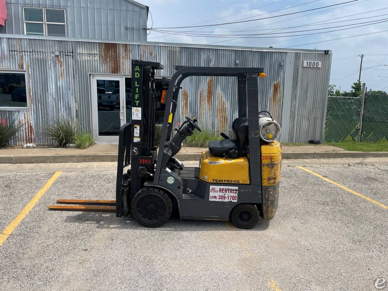 2013 TCM FCG15-4 LP Gas Forklift