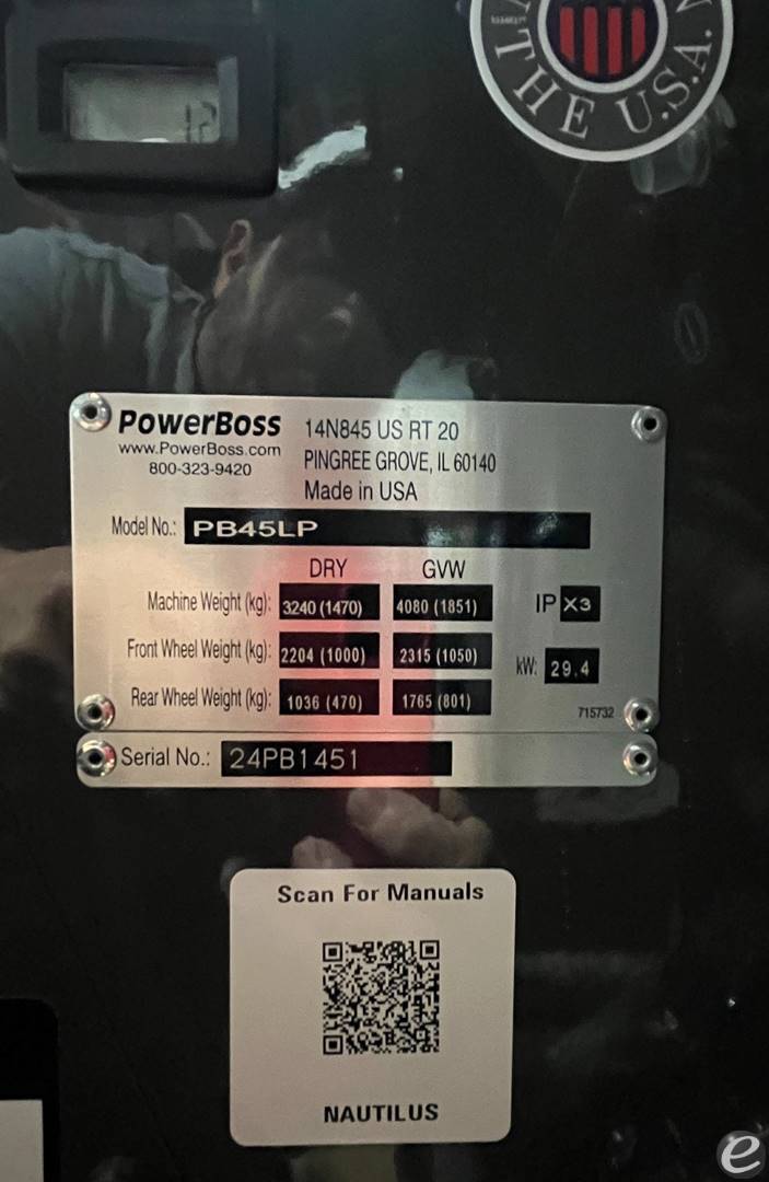 2025 Power Boss PB45LP