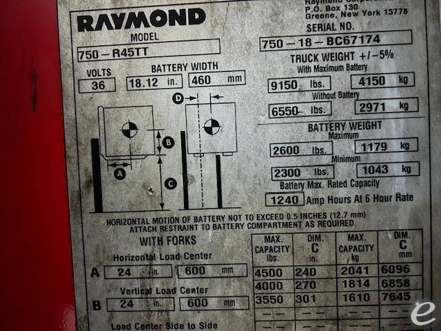 Raymond 750R45TT