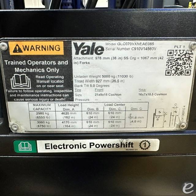 2021 Yale GLC070VX