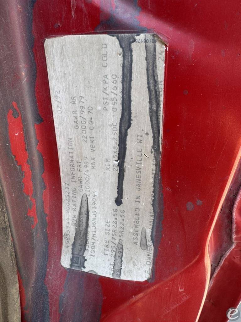 1992 GMC TOPKICK C7500