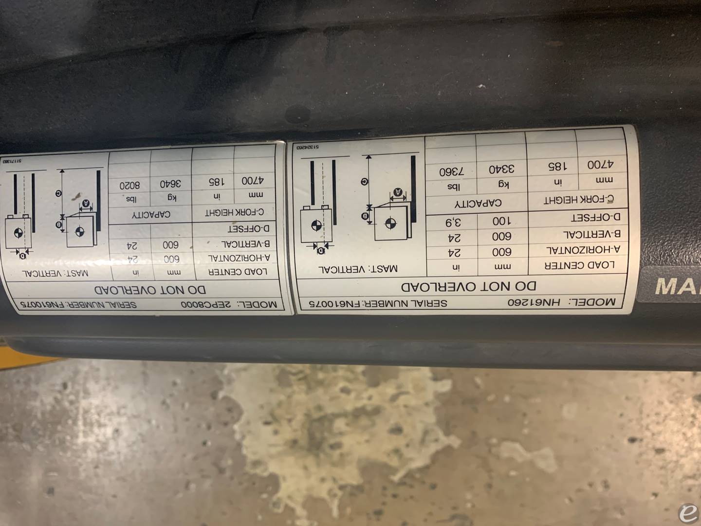 2019 Cat 2EPC8000