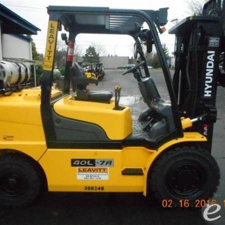 2016 Hyundai 40L-7A LP Gas Forklift - 123Forklift