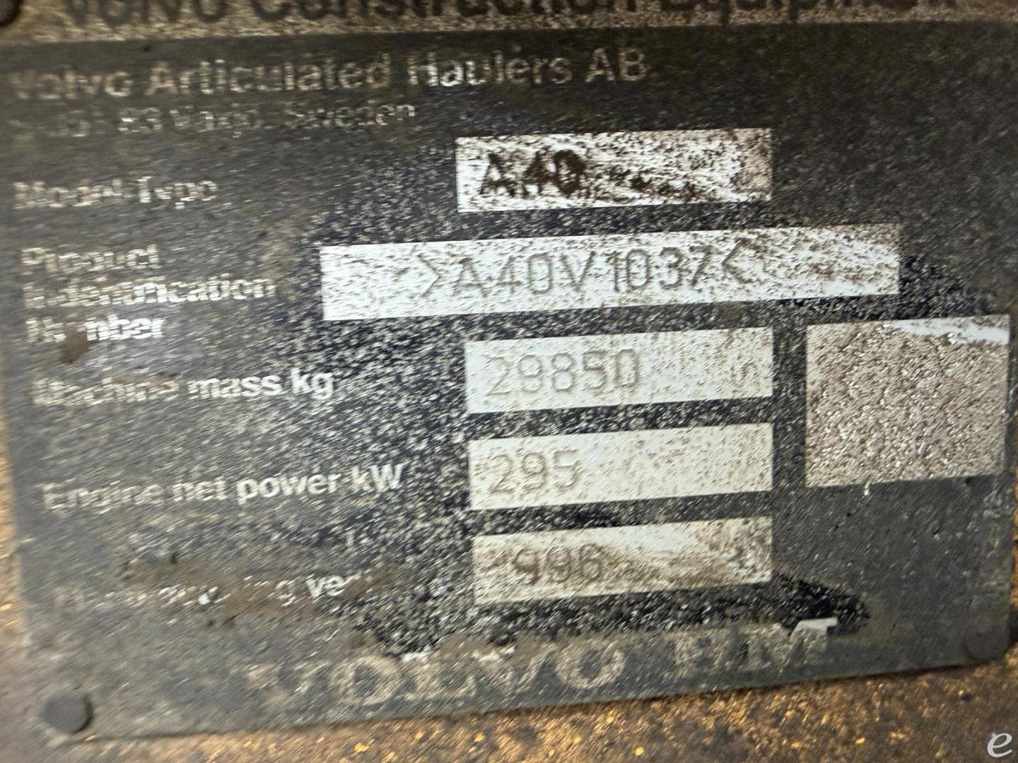 1996 Volvo A40