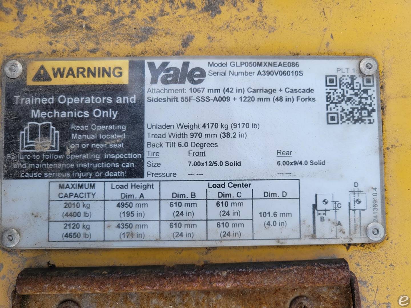 2018 Yale GP050MX