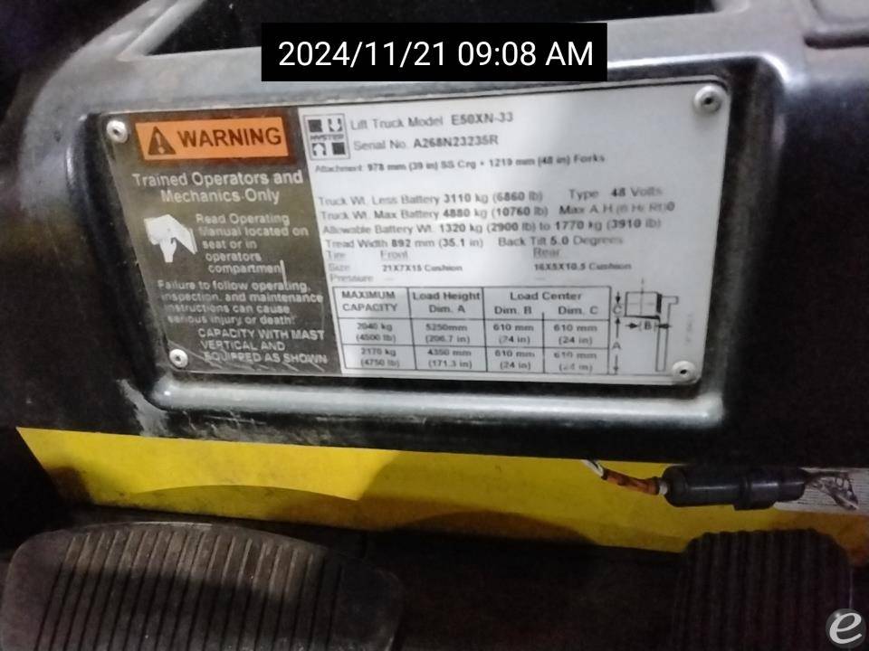 2017 Hyster E50XN