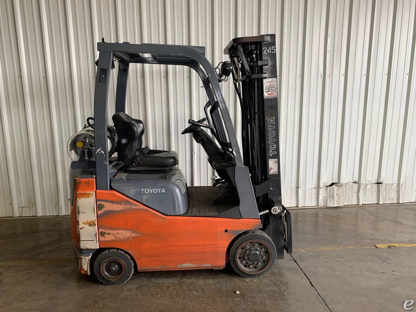 2019 Toyota 8FGCU15 LP Gas Forklift...