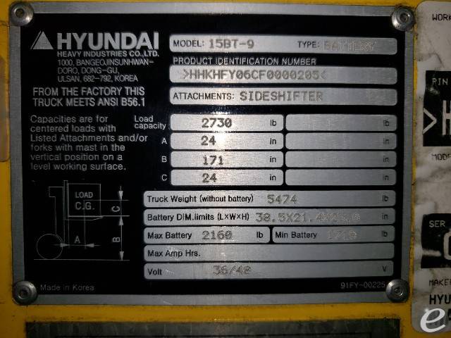 2014 Hyundai 15BT-9