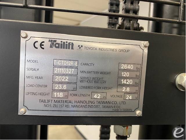 2024 Tailift T-CTD12R-E