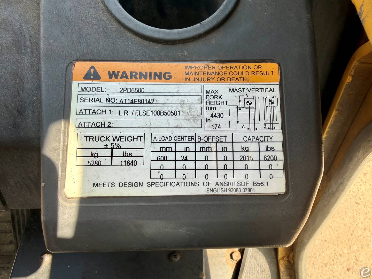 2010 Cat 2PD6500