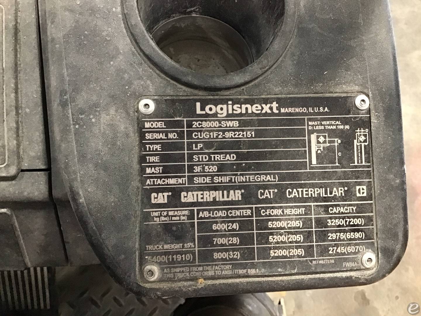 2020 Cat 2C8000