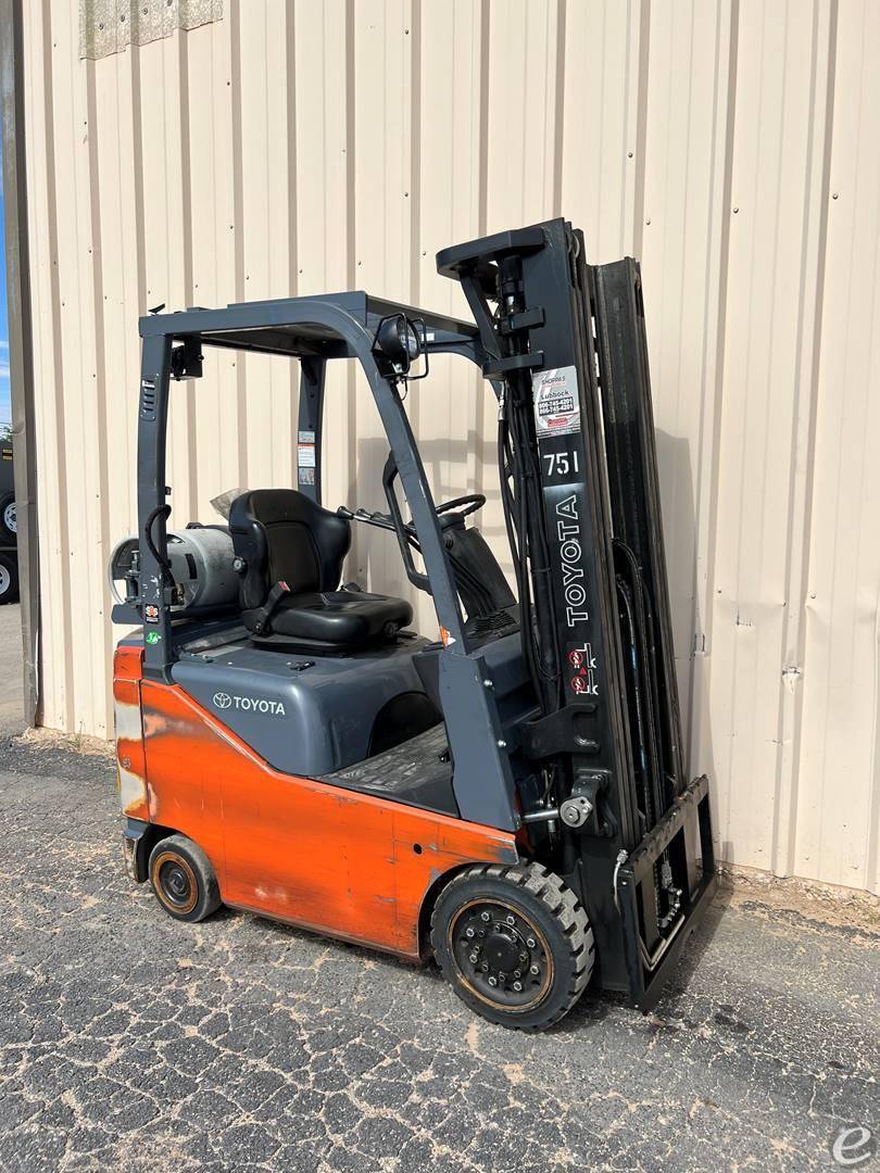 2019 Toyota 8FGCU15 LP Gas Forklift...