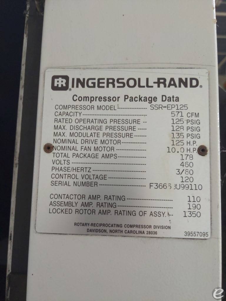 Ingersoll Rand SSR-EP125