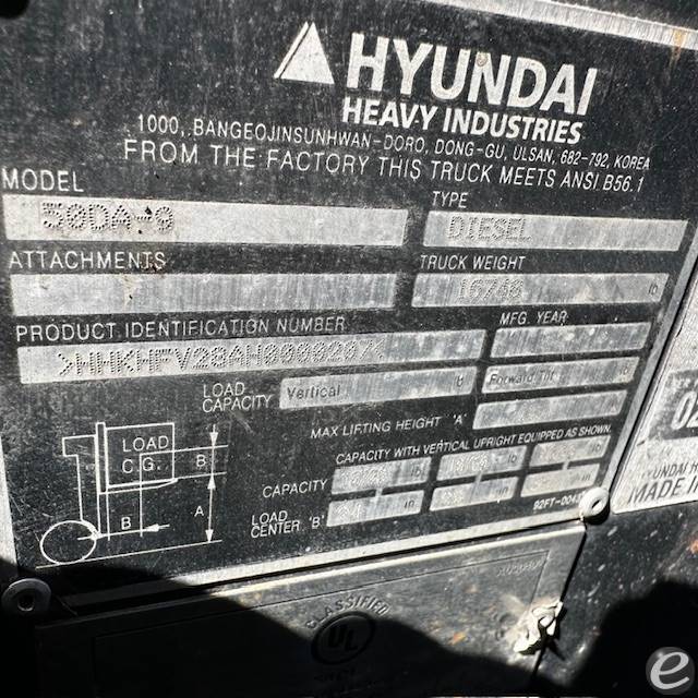 2017 Hyundai 50DA-9
