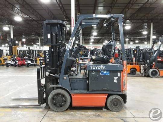 2016 Toyota 8FBCU20 Electric Forklift - 123Forklift