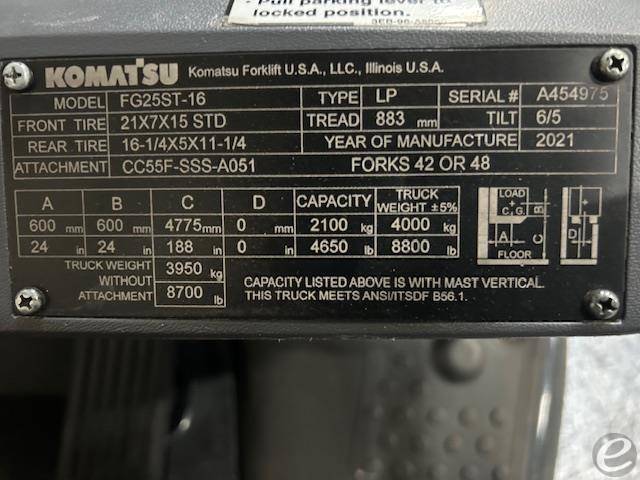 Komatsu FG25ST-16