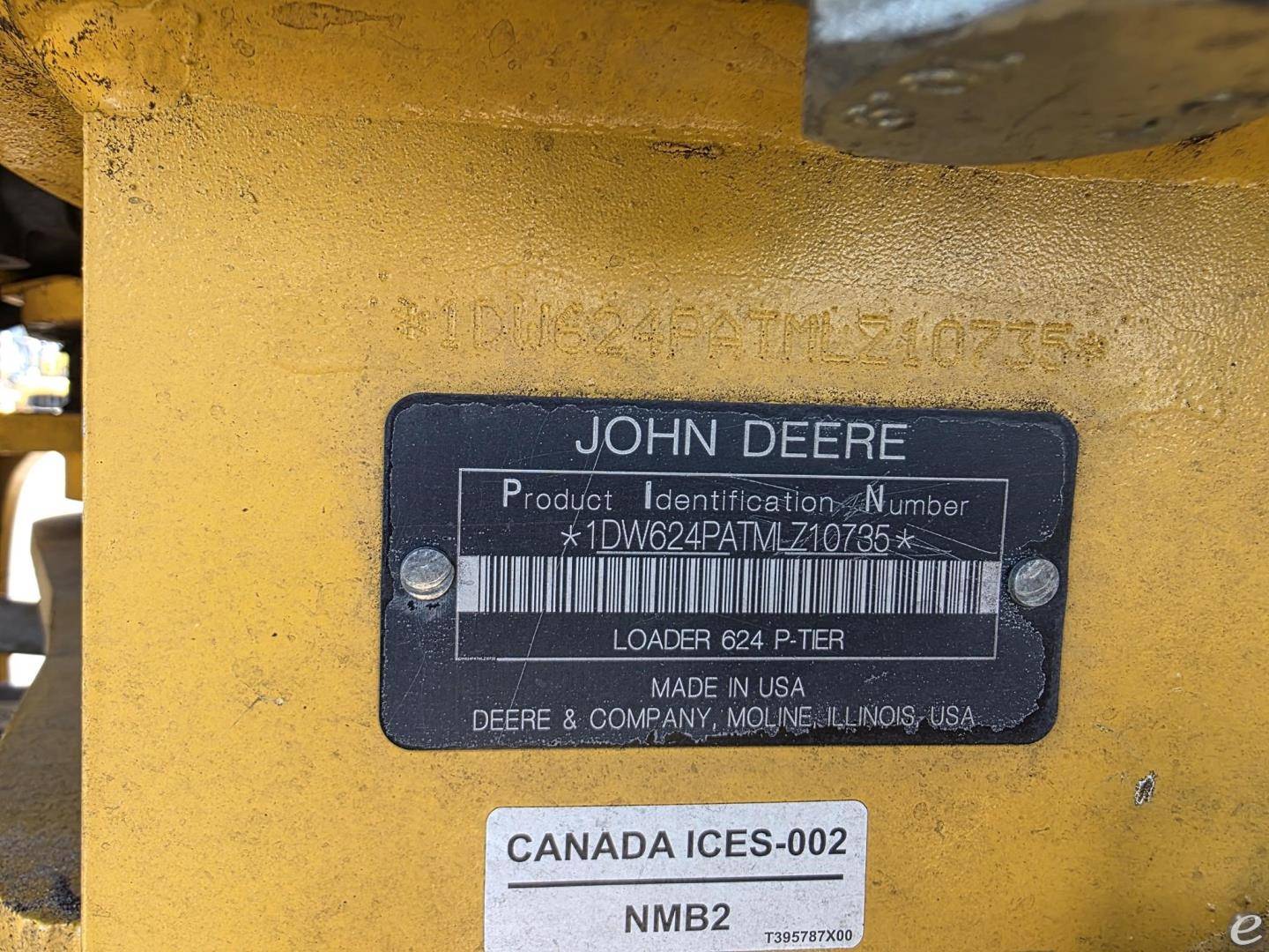 2021 John Deere 624 P-TIER