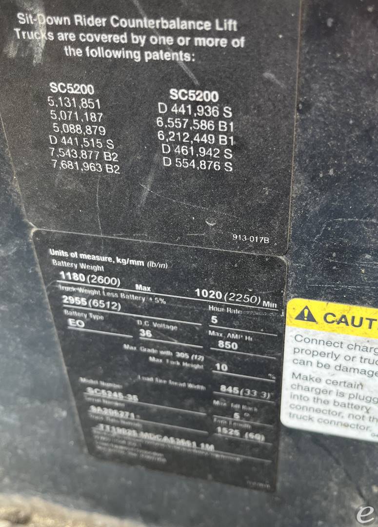 2014 Crown SC5245-35