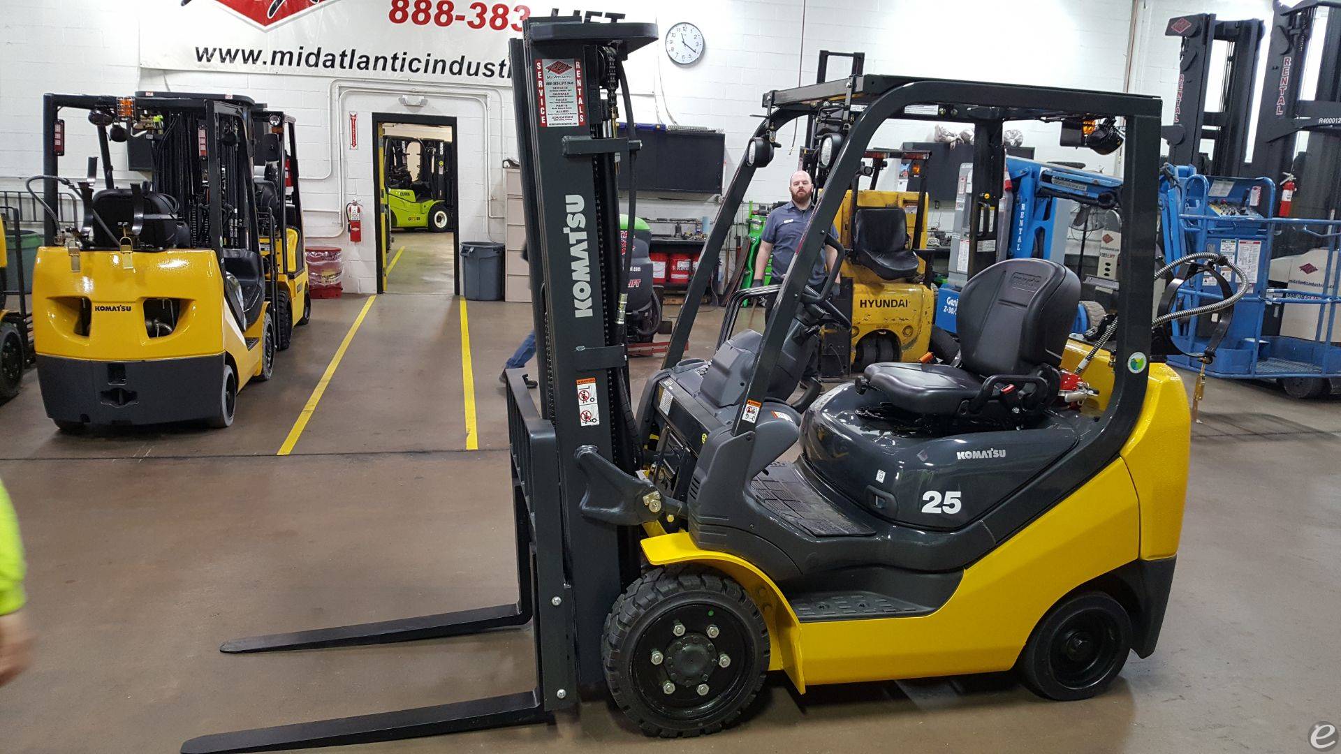2019 Komatsu FG25ST-16 LP Gas Forklift - 123Forklift