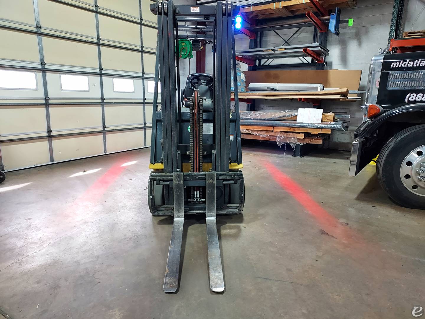 2017 Komatsu FB25SHU-6 Electric Forklift - 123Forklift