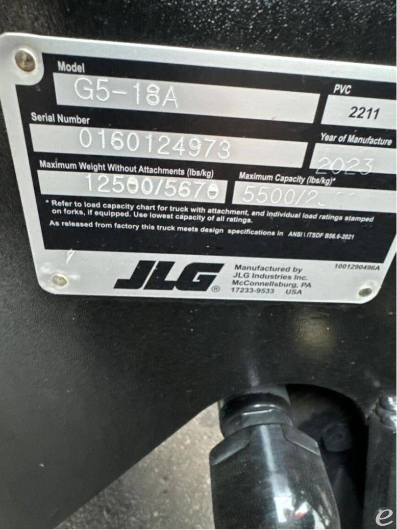 2023 JLG G5-18A
