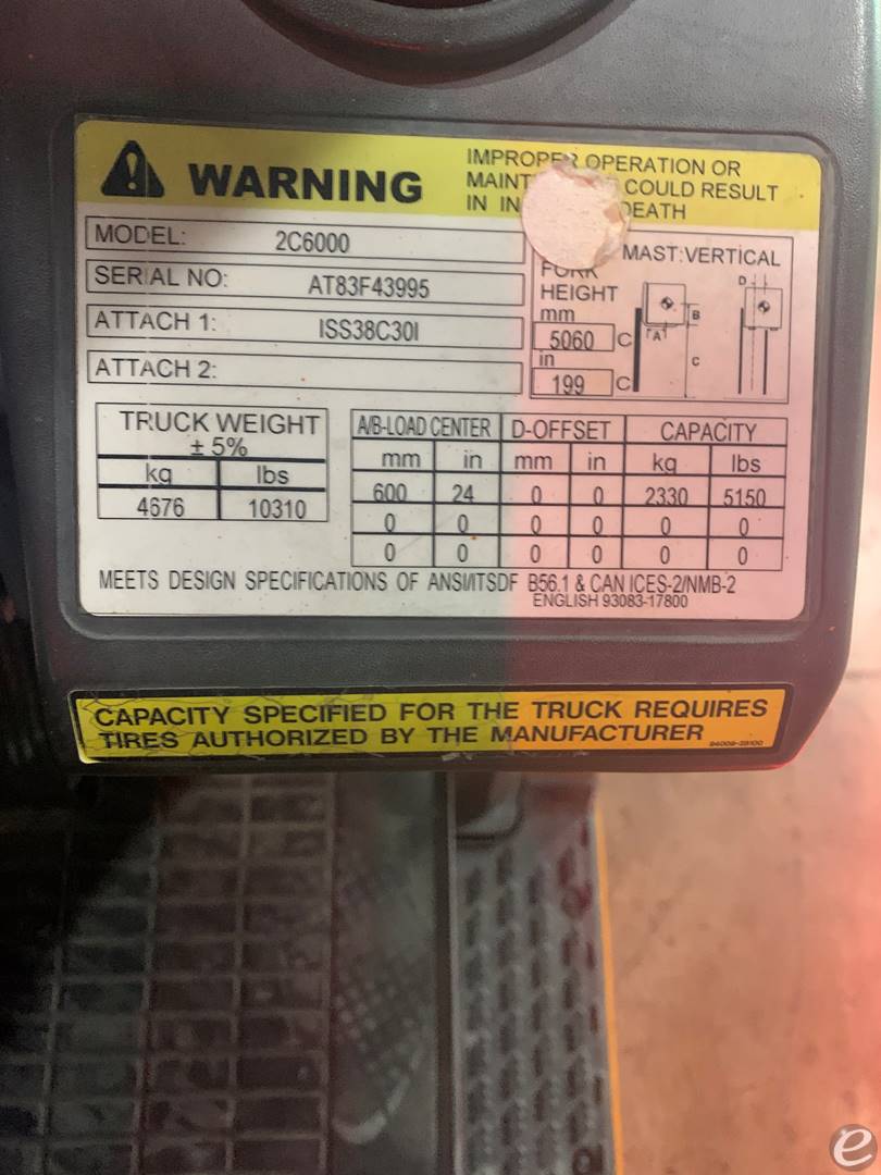 2020 Cat 2C6000