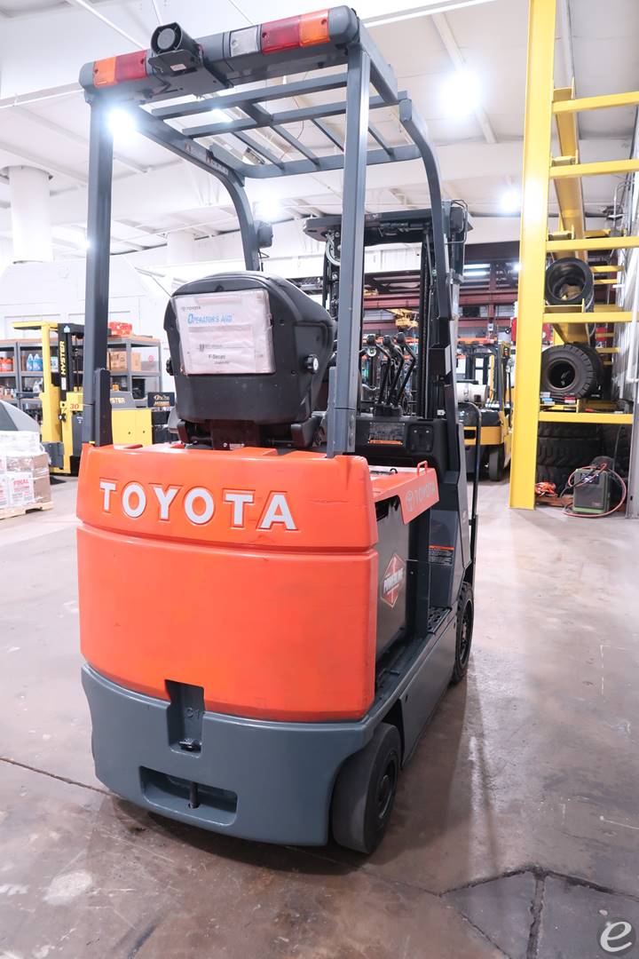 2018 Toyota 7FBCU18 Electric Forklift - 123Forklift