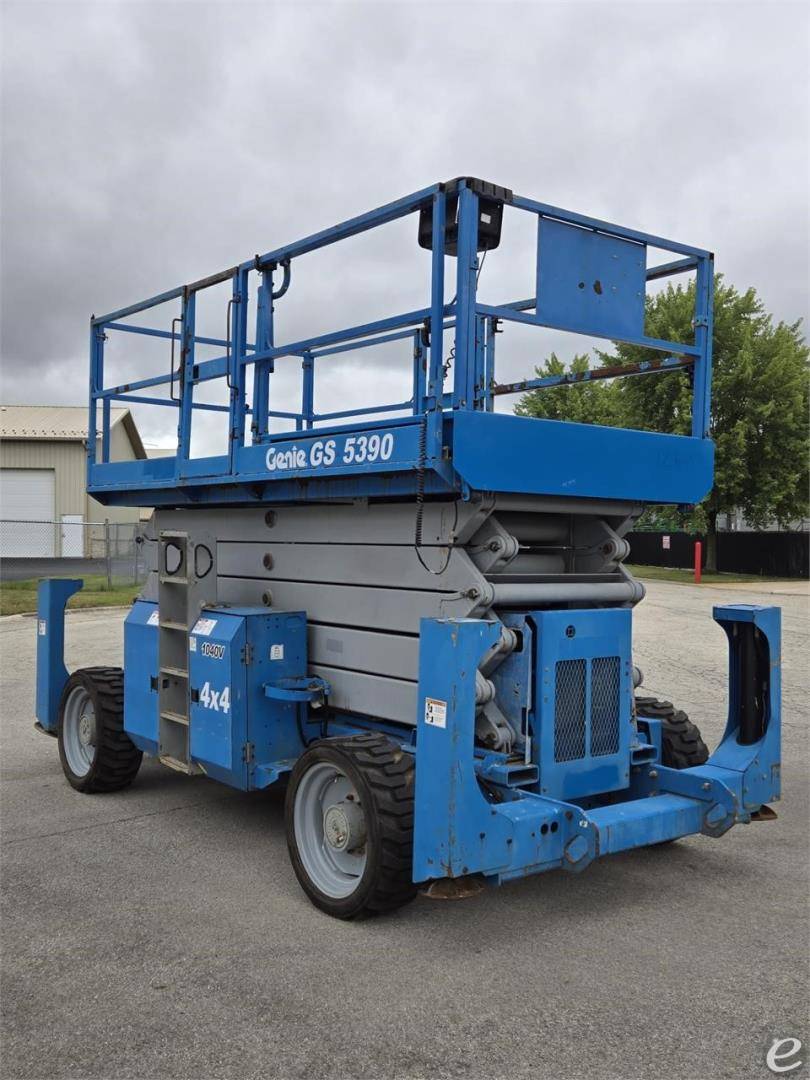 2008 Genie GS5390RT Dual Fuel Scissor Lift - 123Forklift