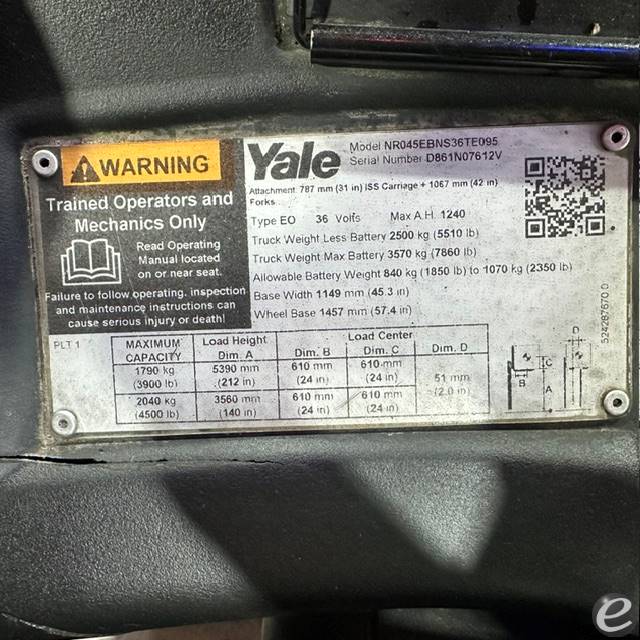 2021 Yale NR)45EB