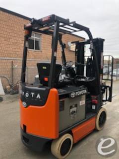 2017 Toyota 8FBCU25 Electric Forklift - 123Forklift