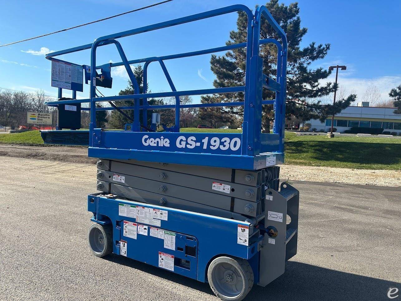2015 Genie GS1930 Electric Scissor Lift - 123Forklift