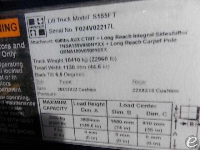 2013 Hyster S155FT