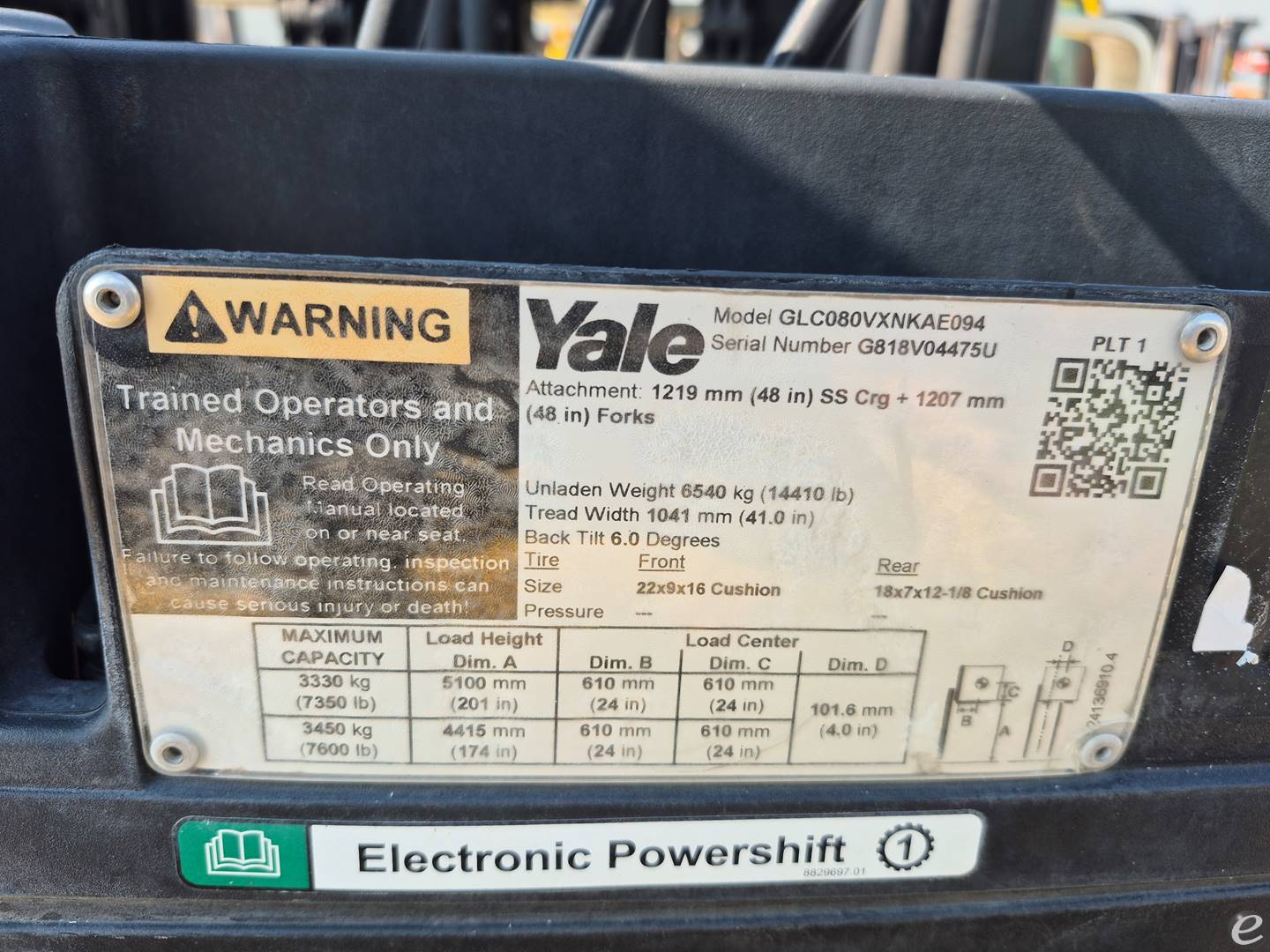 2020 Yale GLC080