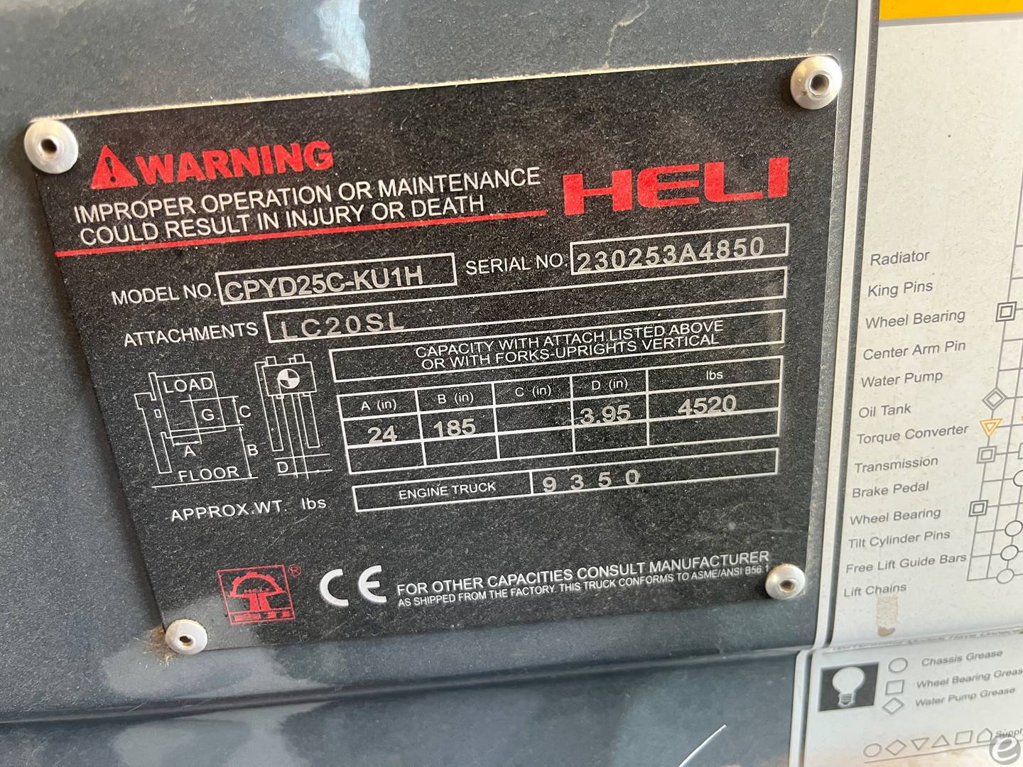 2022 Heli CPYD25C-KU1H