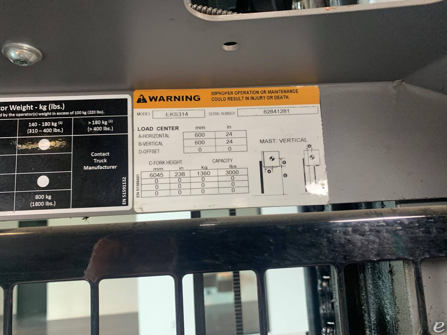 2019 Jungheinrich EKS314A